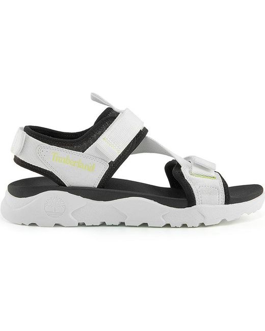Timberland White Ripcord Double-Strap Sandals for men
