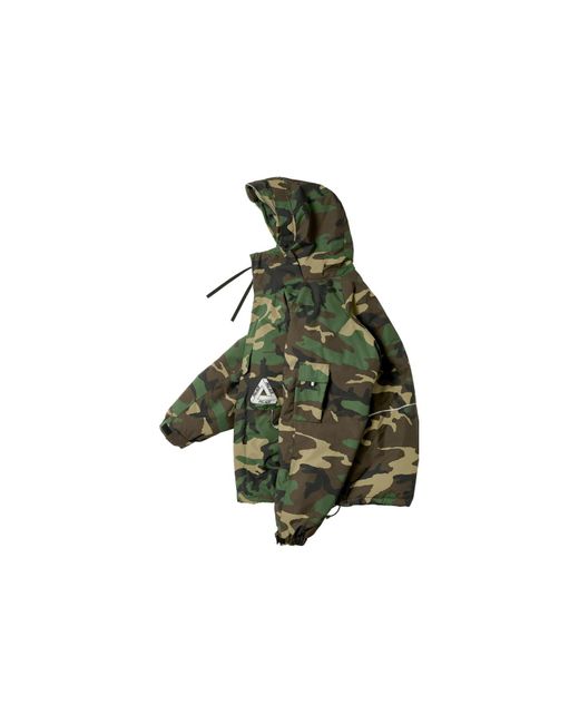 Palace Fw23 P-Tech Hooded Jacket 'Olivegreen' for men