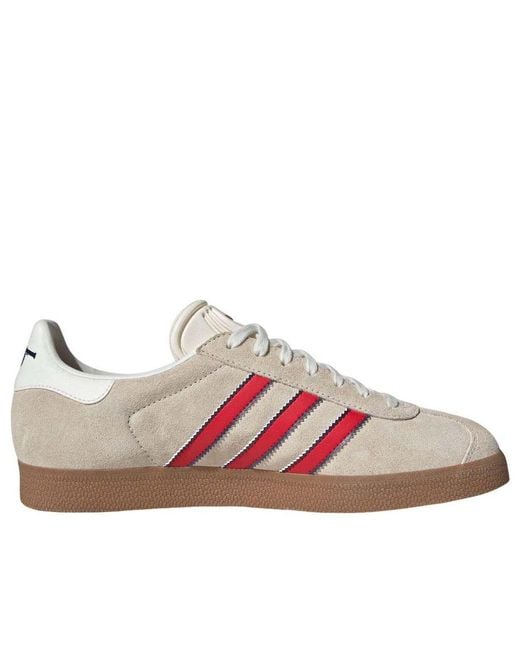 Adidas Pink Gazelle Terrace Icons Shoes S Trainers Off White/red 8.5 Uk for men
