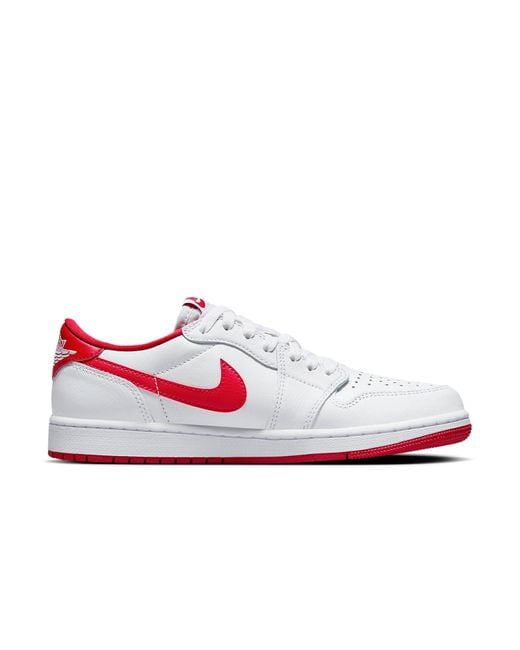 Nike White 1 Retro Low Og 'University' for men