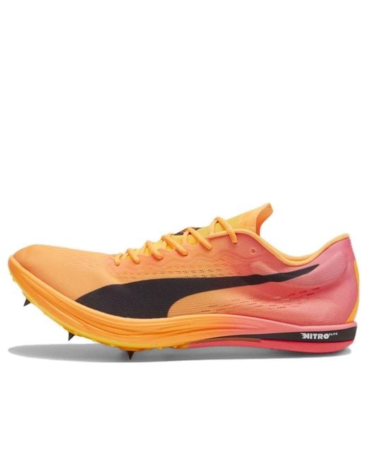 PUMA Orange Evospeed Nitro Elite 2 'Sun Stream Sunset Glow' for men