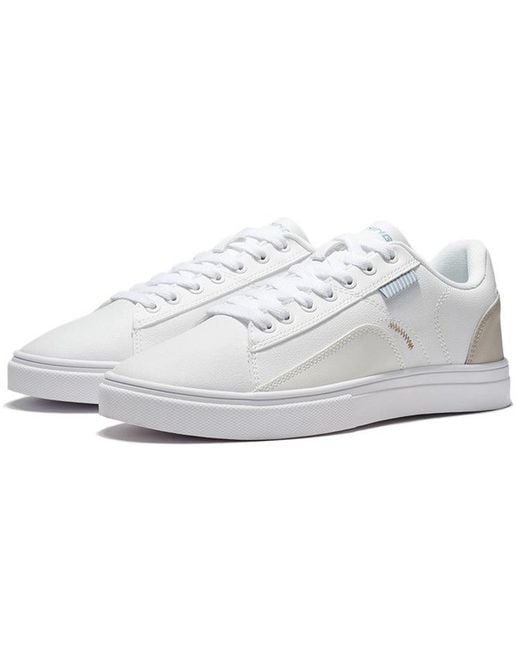 Li-ning White (Wmns) Classic Skateboarding Low