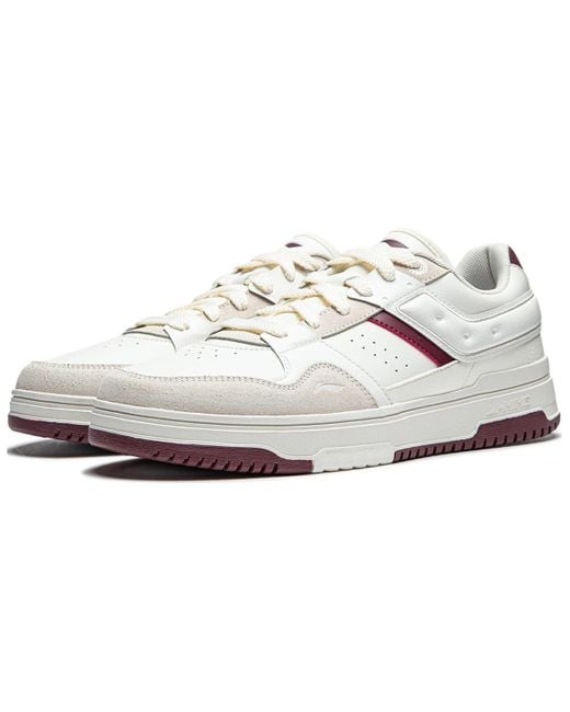Li-ning White (Wmns) Tianji 2 Burgundy'