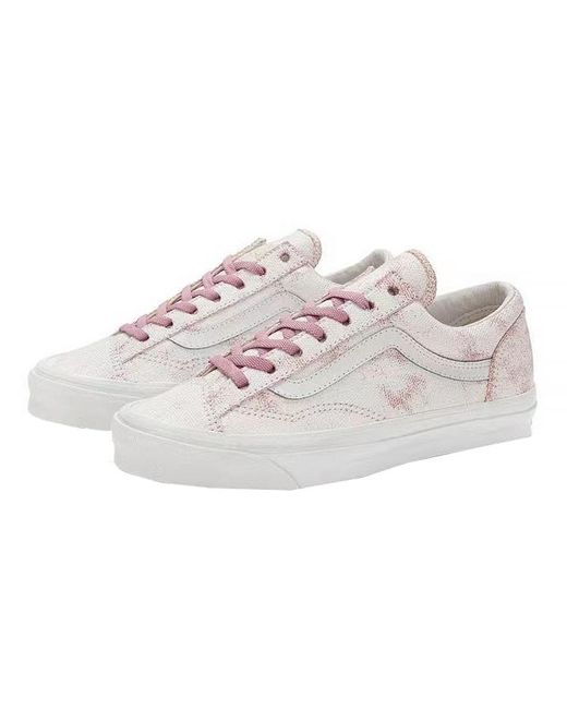 Vans White Og Style 36 Lx 'Distress'