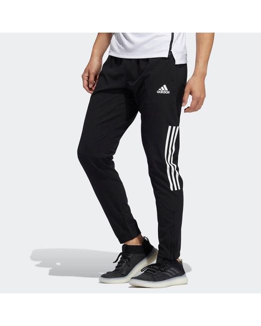 Adidas Black Plyr 3S Wbr Pnt Side Stripe Casual Training Sports Pants for men