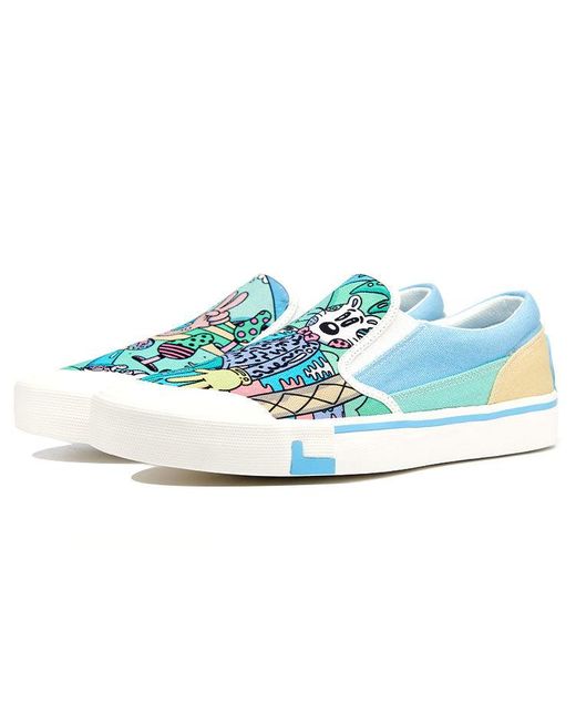 Li-ning Blue (Wmns) X Steven Harrington Boogie Shoes Multi'