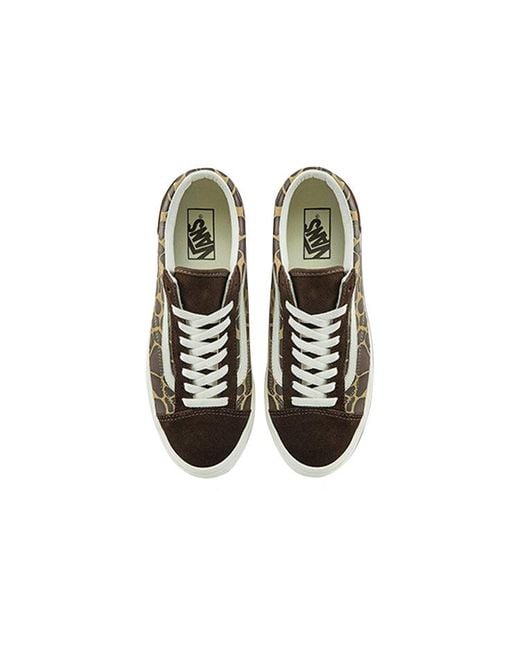 Vans Brown Style 36 Shoes for men
