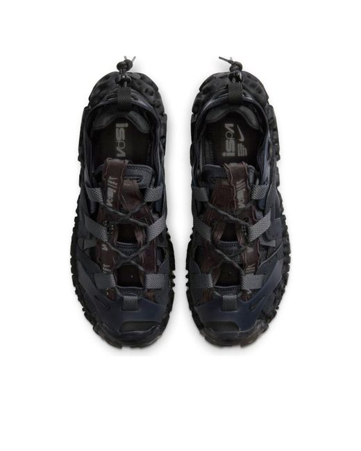 Nike Black Ispa Overreact Sandal 'Thunder' for men