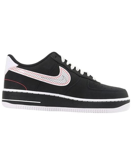 Nike Black Air Force 1 '07 Lv8 'Exposed Stitching' for men