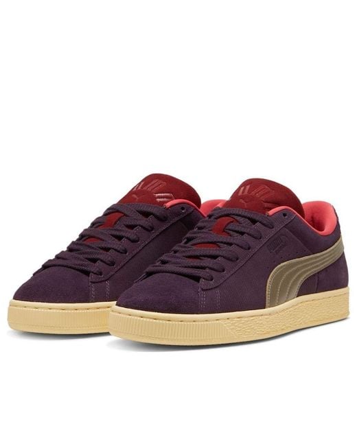 PUMA Red Play Loud Suede 'Midnight Plum Chamomile' for men