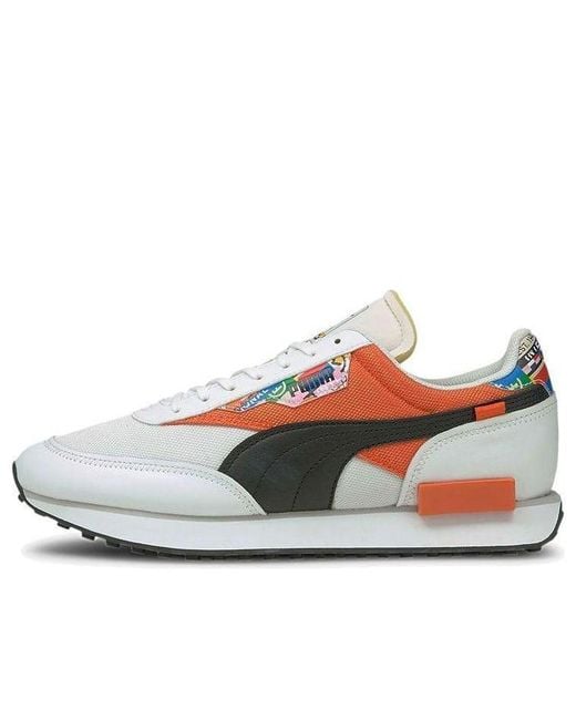 PUMA White Future Rider 'International Game' for men