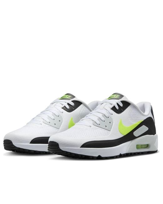 Nike White Air Max 90 Golf Hot Lime' for men