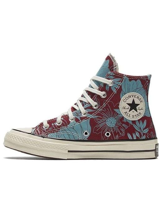 Converse Blue (Wmns) Chuck Taylor All Star 1970S Floral Sneakers