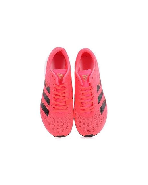 Adidas Pink Adizero Boston 9 'Signal' for men