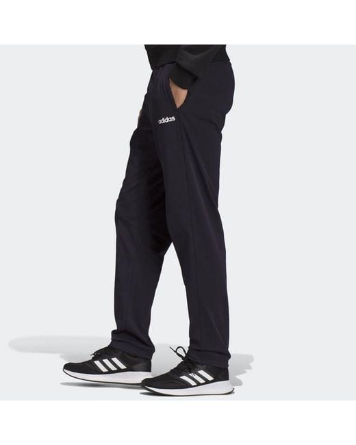 Adidas Blue Plain Track Pants for men
