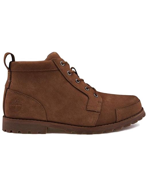 Timberland Brown Earthkeepers Leather Chukka Wide Fit Boots for men