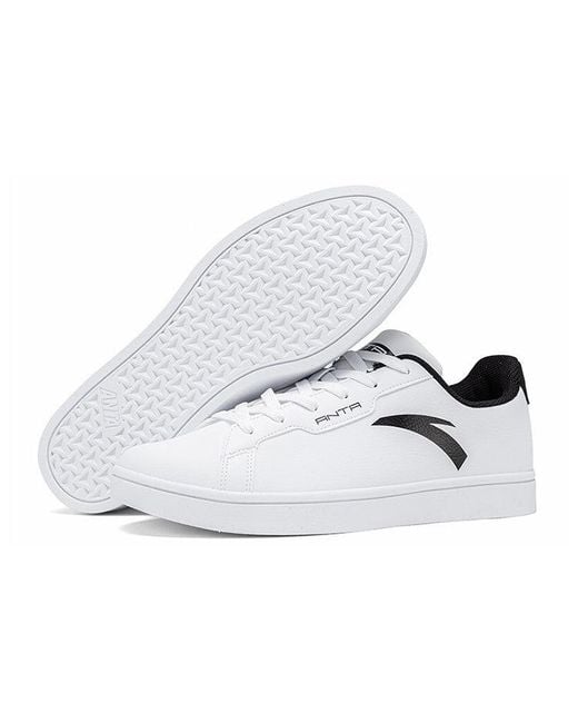 Anta White Skateboarding Shoes for men