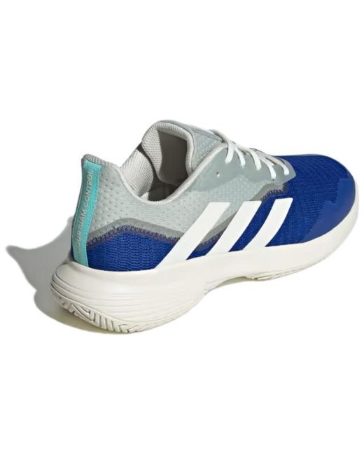 Adidas Blue Courtjam Control Tennis Shoes 'Royal Off Bright' for men