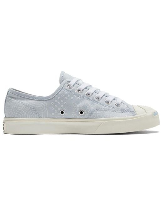 Converse White Jack Purcell Hybrid Low 'World Denim for men