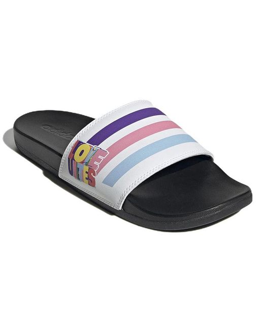 Adidas Blue Adilette Comfort Sandals for men
