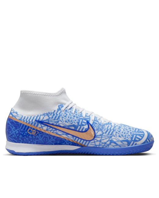 Nike Blue Mercurial Superfly 9 Academy Cr7 Ic for men