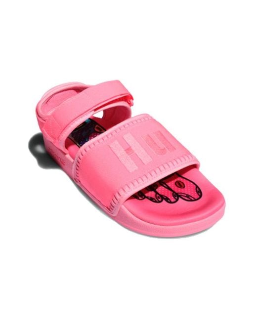 Adidas Pink X Pharrell Adilette 2.0 Sandal 'Hyper Pop'