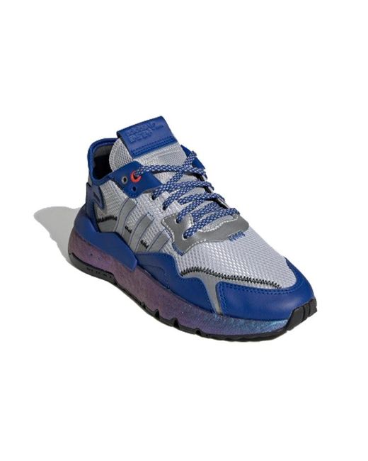 Adidas Blue (Wmns) Nite Jogger Metallic Royal'