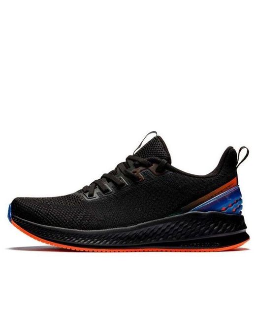 361 Degrees Black Ii Breathable Running Shoes for men