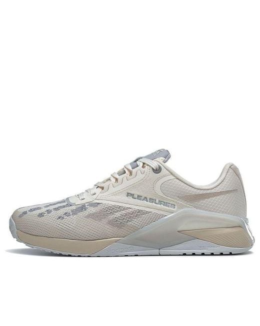 Reebok Gray Nano 6000 X Pleasures 'Sandtrap' for men