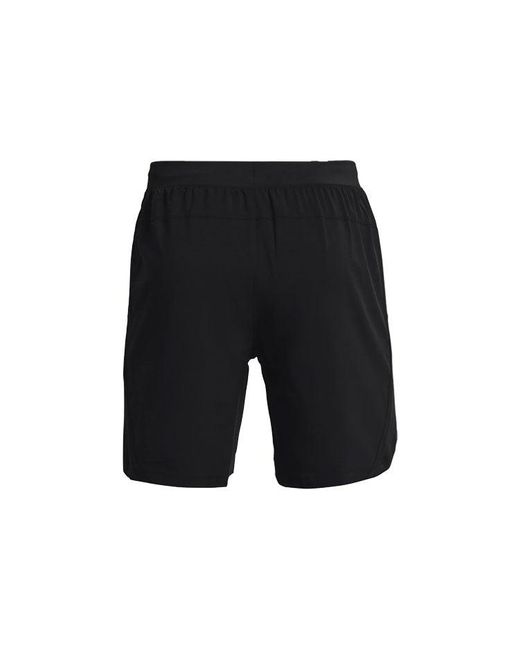 Under Armour Black Launch 7 Inch Shorts for men