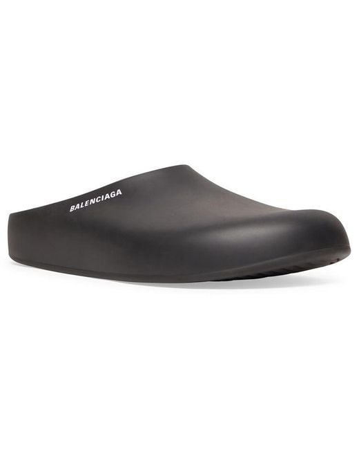 Balenciaga Brown Pool Closed Slide for men