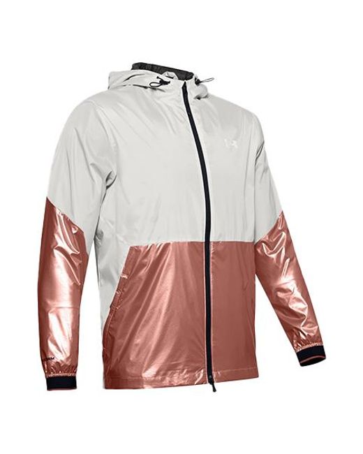 Under Armour White Recover Legacy Windbreaker Jacket for men