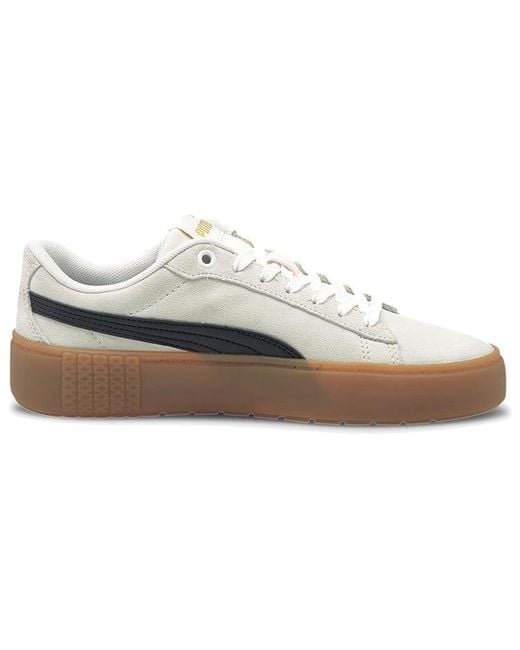 PUMA White (Wmns) Smash Platform V2 Sd Gum'