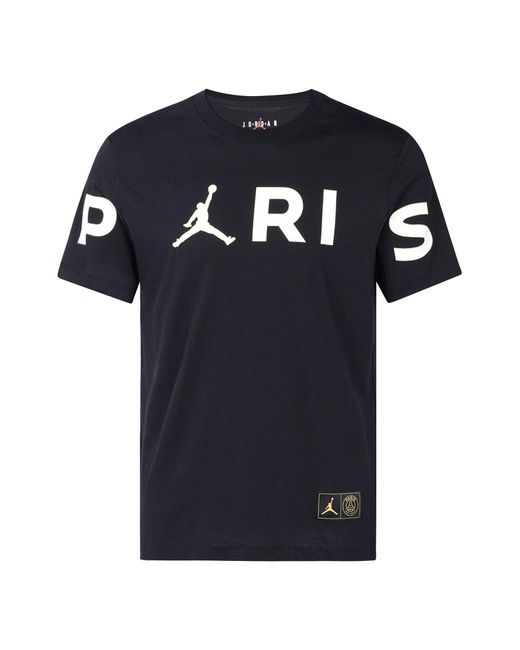 Nike Blue Wordmark Paris Saint-Germain Large Logo Printing Casual Sports for men