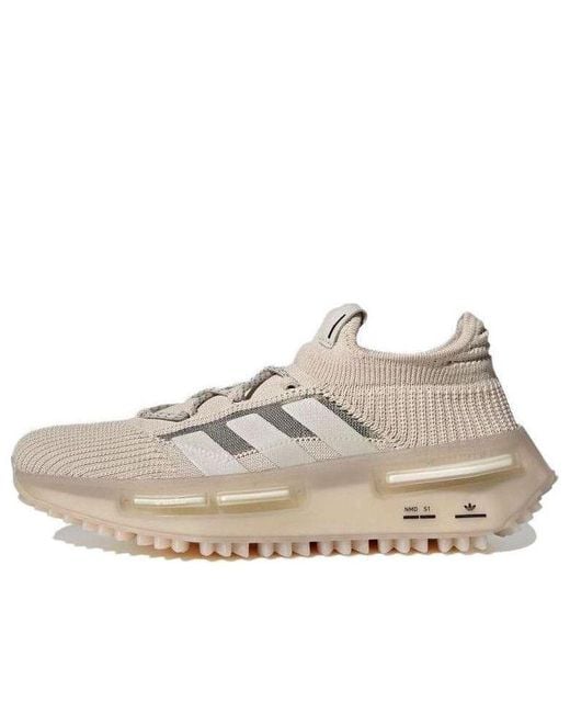 Adidas Natural Originals Nmd S1 Shoes Metallic' for men