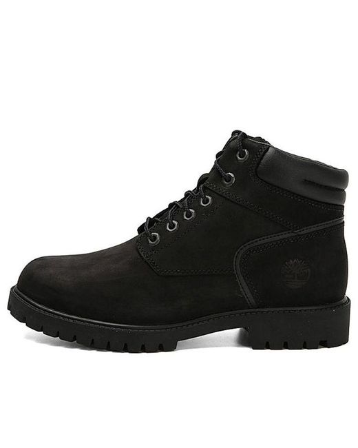 Timberland Black Heritage Casual Walking Wide-fit Boots for men