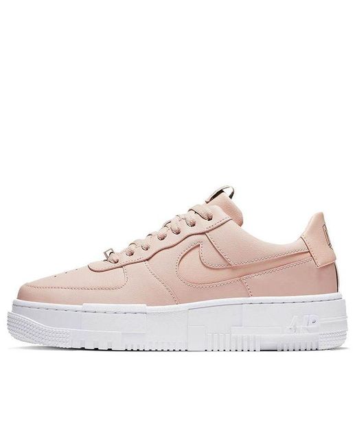 Nike Air Force 1 'pixel Particle Beige' in Pink | Lyst