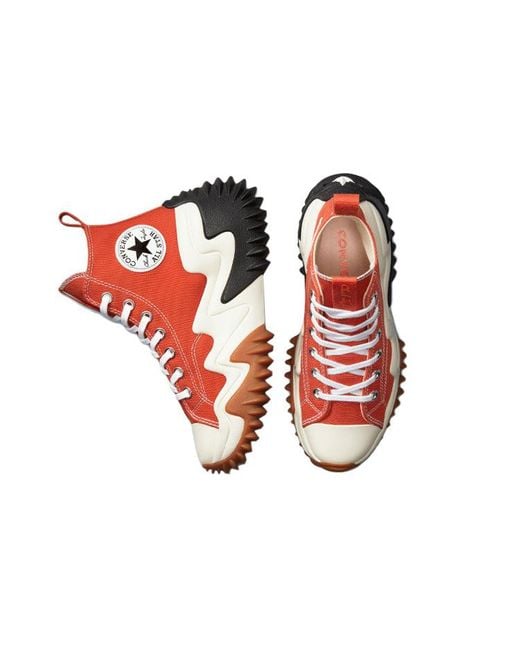 Converse Red Run Star Motion Platform High 'Seasonal Color
