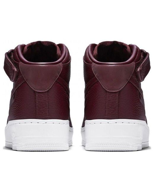 Nike Brown Air Force 1 Mid 'Night' for men