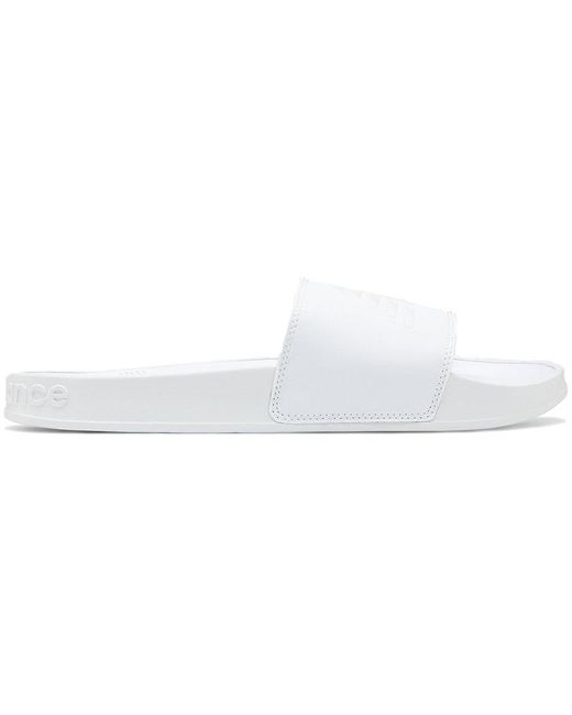 New Balance White 200 Series Slippers for men