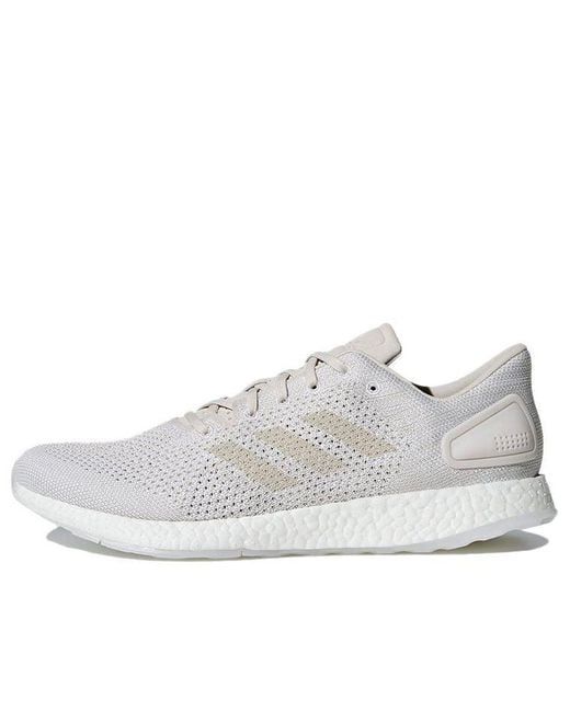 Adidas White Pureboost Dpr 'Chalk Pearl' for men