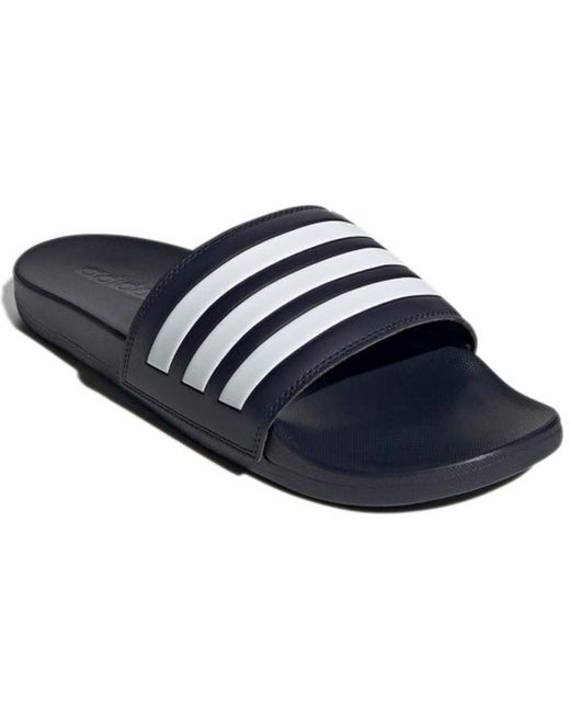 Adidas Blue Adilette Comfort Slide 'Legend Ink'