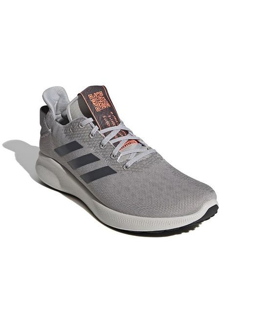 Adidas Gray Sensebounce+ Street Signal Coral' for men