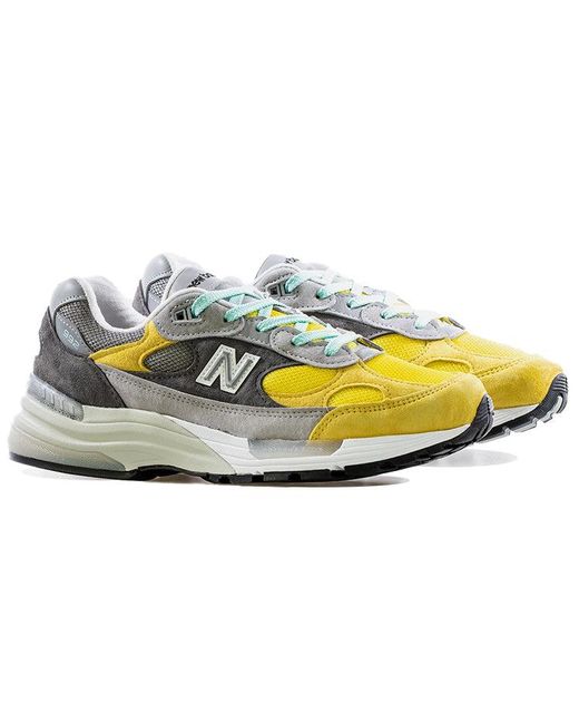 New Balance Yellow Amoeba Music X Nice Kicks X 992 Made for men