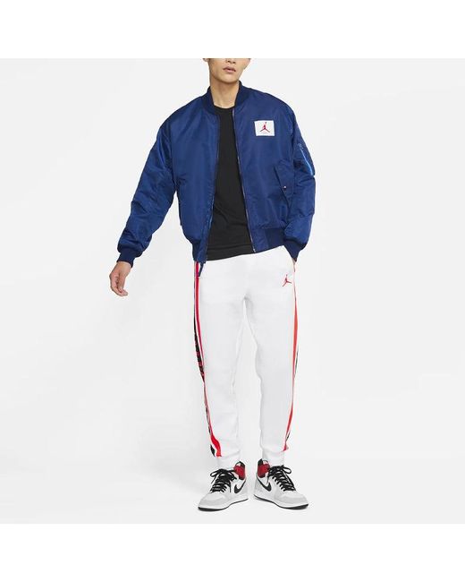 Nike Blue Flight Printing Logo Reversible Baseball Uniform for men