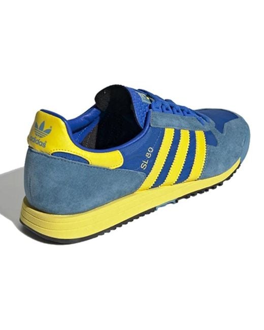 Adidas Blue Originals Sl 80 Shoes 'Glory Tactile Steel' for men