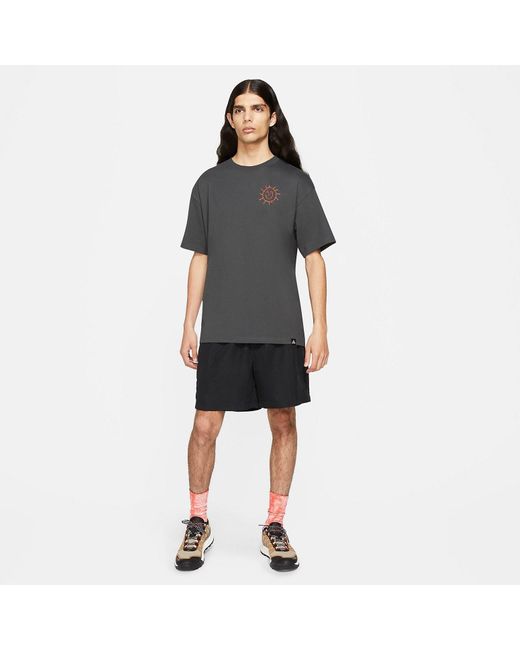 Nike Black Acg Sunshine Tee 'Smoke' for men