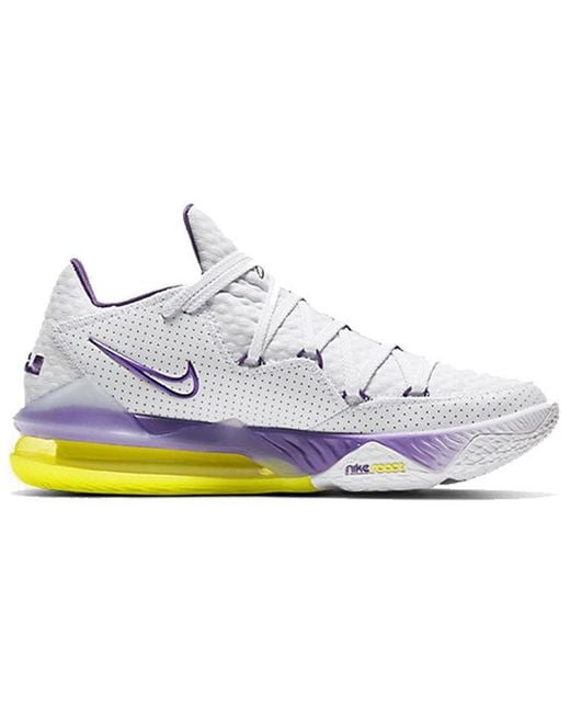 Nike Blue Lebron 17 Low Ep 'Lakers' for men