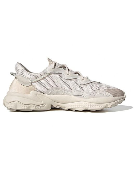 Adidas White Ozweego Shoes for men