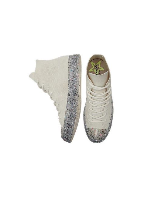 Converse White Renew Chuck 70 Knit High 'Egret' for men